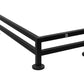 Teak Tuning Fence Style  L-Shaped Fingerboard Rail  11 - Custom Designed by Teak Tuning - enhanced Solid Steel Construction  Matte Powder Coated Finish in Black - Superior Non-Slip Foam Feet