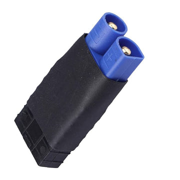 2 Pairs Battery Charger Adapter for Traxxas ID Connector to EC3 Male Female, Charging or Converting Battery Plugs