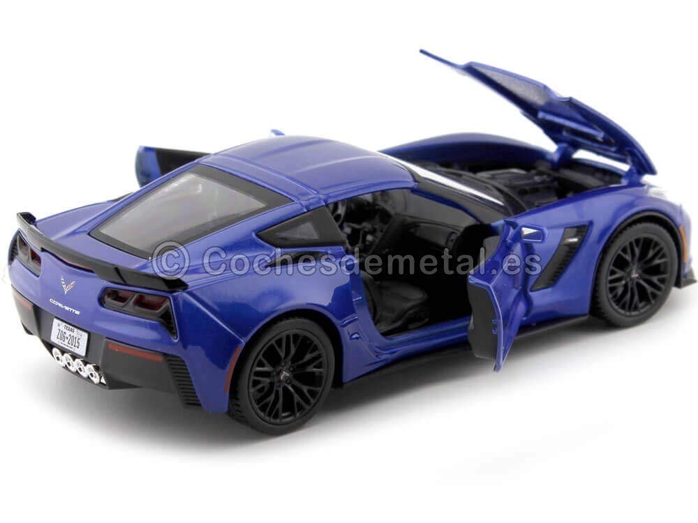 Chevrolet 2015 Corvette C7 Z06 Blue 1/24 By Maisto 31133
