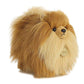 Aurora® 9 Realistic Miyoni® Pomeranian Stuffed Animal - Lifelike Detail, Brown Plush Toy for Cherished Companionship