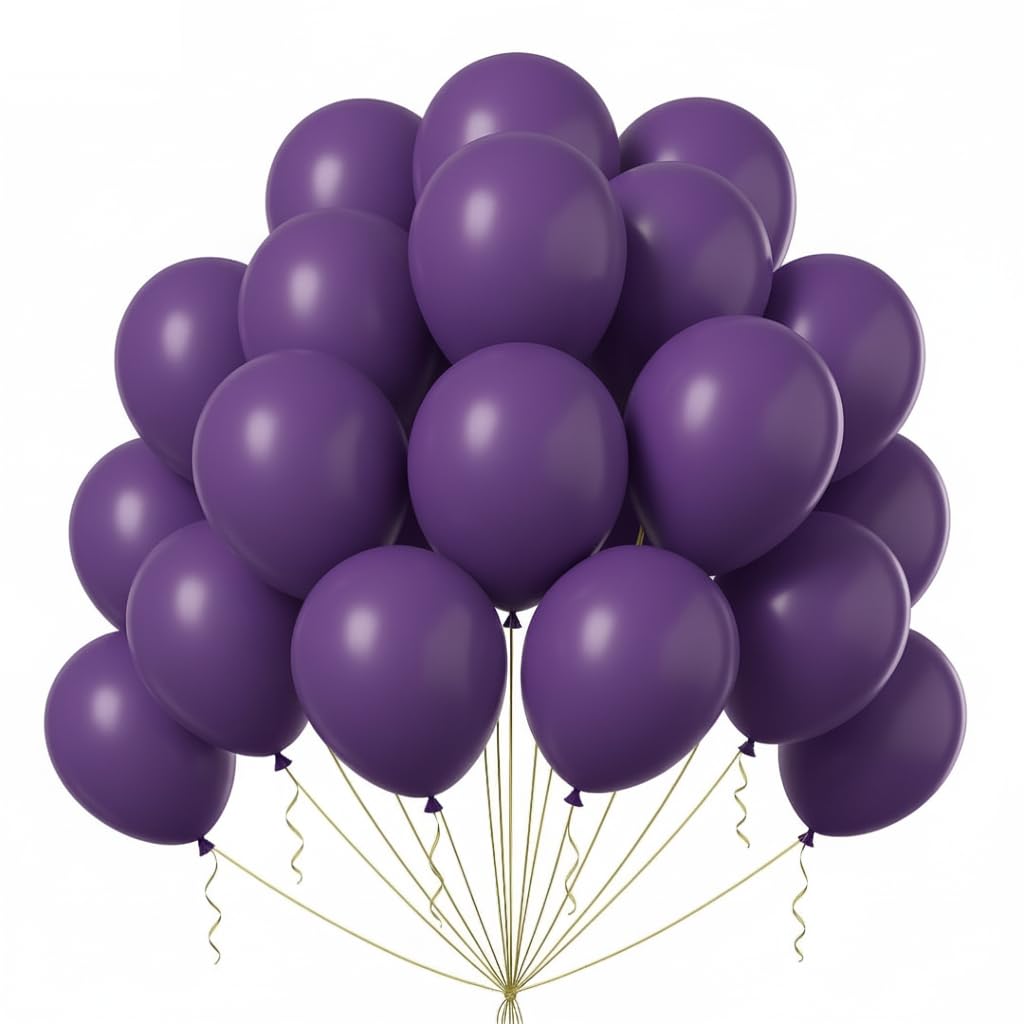 WP WANNA PARTY 8 Purple Latex Balloon 20 Piecect 20 Piece
