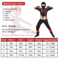 Skyllc Ninja Costume Kids, Boys Ninja Cosplay Set With Accessories - For Role Play Halloween Christmas Party Carnival,Size M