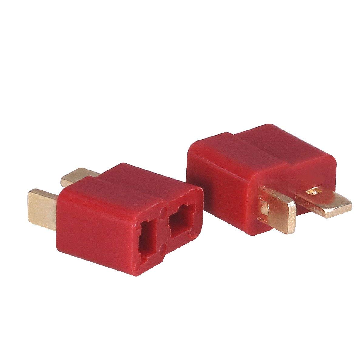 FLY RC 10 Pairs T Plug Connectors Male and Female with 20pcs Shrink Tubing for RC LiPo Battery