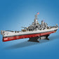 MISINI M6320 WWII Battleship Building Kit, 2228 PCS USS Missouri Model, ABS Toy Gift for Adults