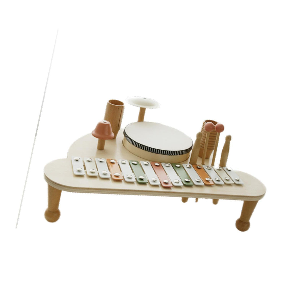 BnfMontessori Xylophone Wood Sturdy Spaceship Music Station For Baby Boys Girls|Musical Instrument & Gear|Percussion|Orchestral 