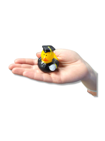 Cool Holiday Rubber Ducks (2') Standard Size. (12 Pack) Cute Duck Bath Tub Pool Toys. (Graduation Rubber Ducks)