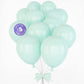 House Of Party Pastel Green Party Balloon - 100Pcs | 5 Inch Latex Balloons With Different Sizes Pack For Graduation, Wedding, Ba