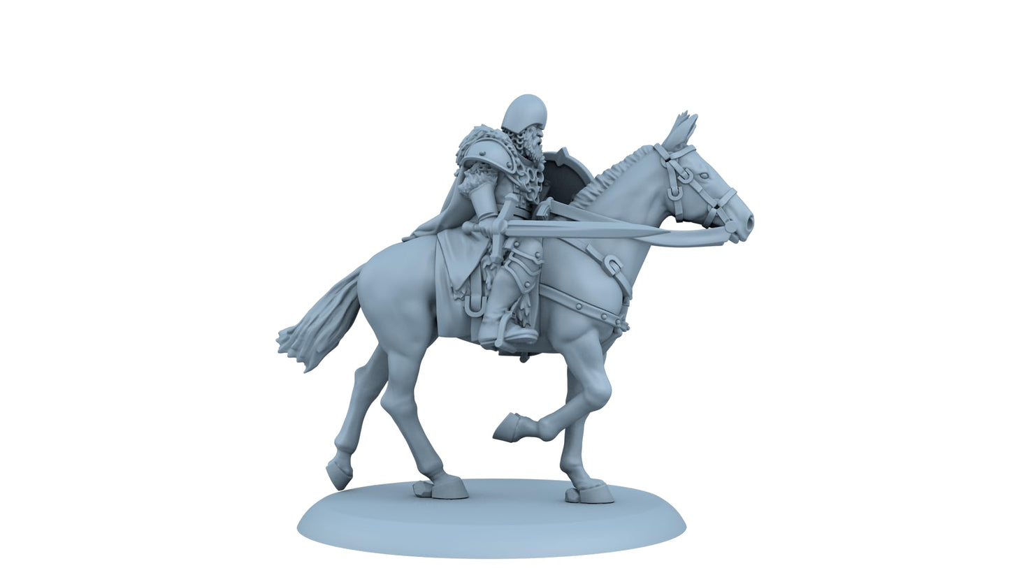 CMON A Song of Ice and Fire Tabletop Miniatures Game Stark Outriders Unit Box - Swift and Lethal Riders of House Stark! Strategy Game for mature-themeds  Ages 14+  2+ Players  45-60 Minute Playtime  Made