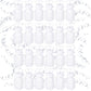 The Dreidel Company Valentine'S Double Hearts Wedding Bubbles In A Mini White Bottle, Includes Bubble Wand, Hexagon Bubble Bottles Party Favors, 0.6 Oz Mini Bottle (Pack Of 24)