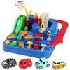 Ameeha Car Race Track Adventure Toys For 3+ Year Old Boys & Girls, Pre Educational Learning Puzzle Gift For Babies- Multicolor (