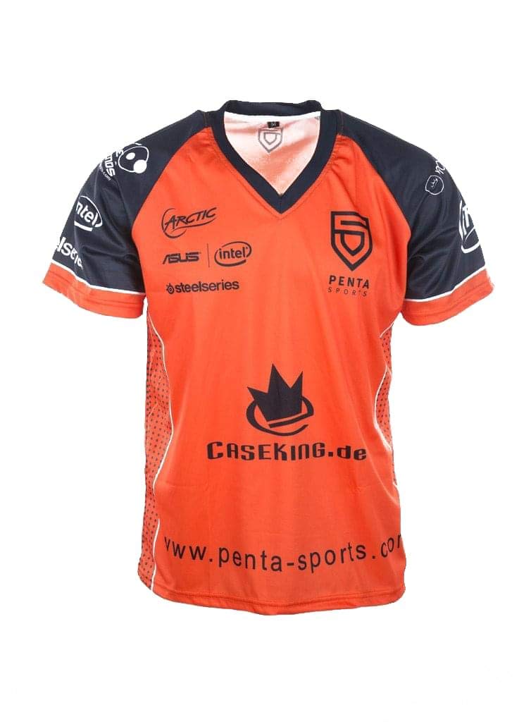 Penta Sports Mens Player Jersey 2016, Medium Orange