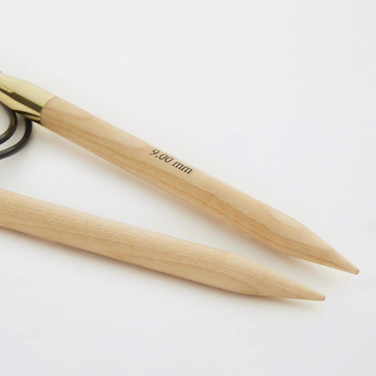KnitPro-Basix Beech Fixed Circular Needles 40-Size 19/15mm