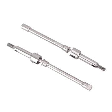 INJORA Steel 4mm Extended Dogbone Axle Shaft for INJORA SCX24 Aluminum Axles Replacement(Front)