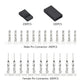 Wmycongcong 900 Pcs Universal Servo Cable Wire Connector Male Female Crimping Pin Kit Compatible With Jr Hitec Servo Connector