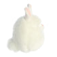 Aurora Vibrant Spring Bunny Puff Stuffed Animal - Decorative Charm - Endless Fun - White 5 Inches