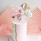 Variouslife Birthday Candles Pink Glitter Number 2, Handmade Wax Sequin Cake Candles, 6in Size