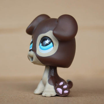 Lpscb Custom-Made Baby Puppy Pet Shop Toy Dog Great Dane Dachshund Cocker Spaniel Mini Bobble Head Animal Figure 1.5 Inch (Choco