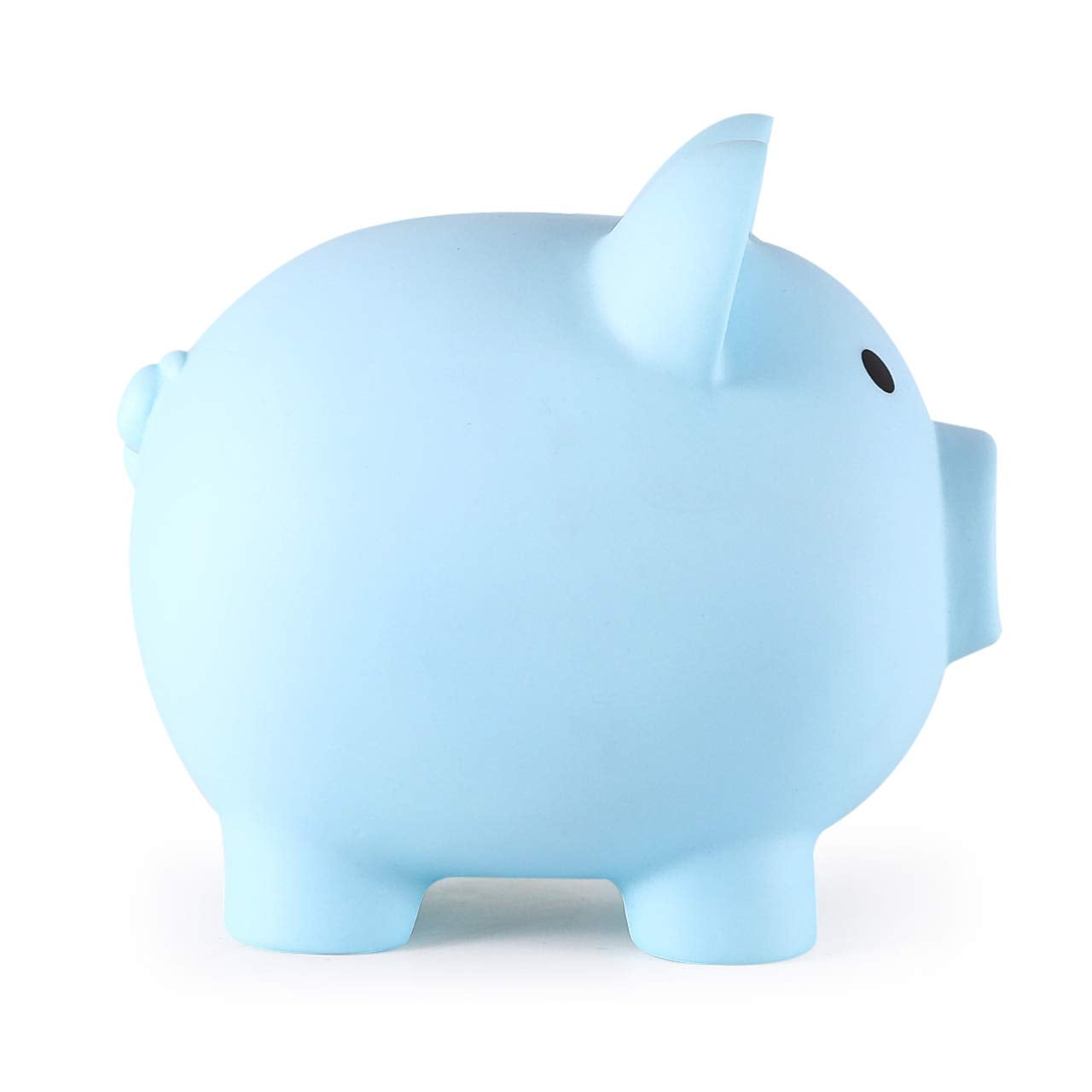 Pjdrllc Piggy Bank, Unbreakable Plastic Money Bank, Coin Bank For Girls And Boys, Medium Size Piggy Banks, Practical Gifts For Birthday, Easter, Baby Shower (Blue)