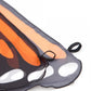 CISMARK Monarch Butterfly Wings Costume for Halloween Party (Orange butterfly)