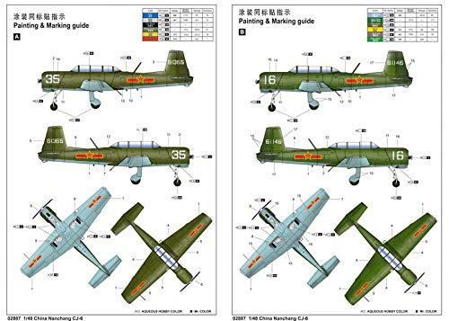 Trumpeter China Nanchang Cj-6 Model Building Kit