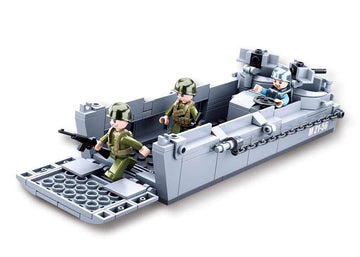 Sluban M38-B0855 (No Suggestions) Landing Craft,Medium, Grey