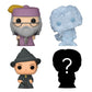 Funko Bitty POP! HP - Dumbledore, 4-Pack - Albus Dumbledore, Nearly Headless Nick, Minerva McGonagall and A Surprise Mystery Min
