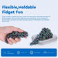 Dyrdm Ferrite Putty,Colorful Over 500 Weak Magnetic Ferrite Stones,Satisfying Magnet Rocks Desk Toys For Office And Fidget Toys