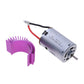 KingVal Replacement 540 Motor with Heat Sink Combo RC Parts Compatible with Wltoys 12428 12427 12423 12428-A 12428-B 12428-C RC 