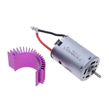 KingVal Replacement 540 Motor with Heat Sink Combo RC Parts Compatible with Wltoys 12428 12427 12423 12428-A 12428-B 12428-C RC 