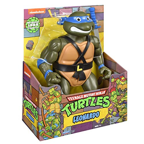 Teenage Mutant Ninja Turtles: 12” Original Classic Leonardo Giant Figure By Playmates Toys