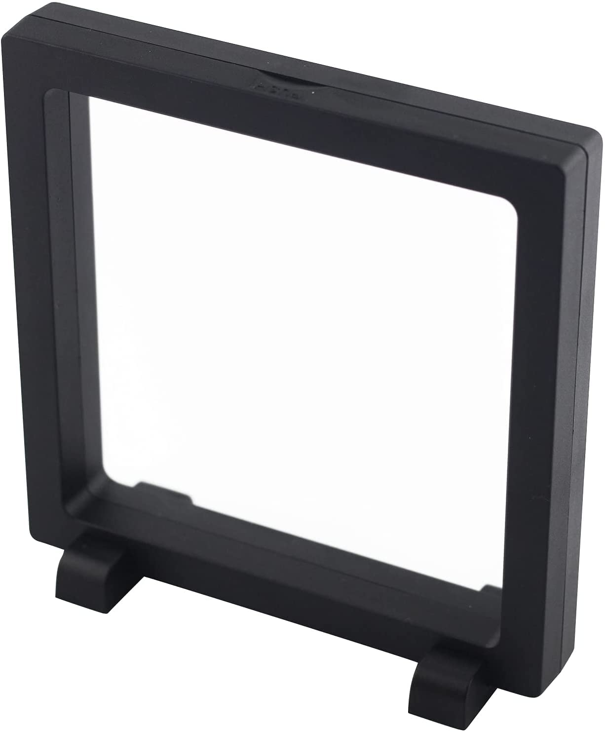 Rechiato 2Pcs Of 3D Floating Display Cases 5.5''  5.5''  0.8'', Coin Display Case Coin Holder Coin Display Frame Stand Holder Fo