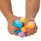 Schylling Needoh Rainboh Teenie - Sensory Squeeze Toy - Contains 6 Mini Groovy Globs - 1.5' Wide - Multicolored