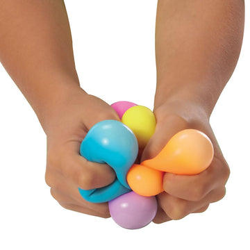 Schylling Needoh Rainboh Teenie - Sensory Squeeze Toy - Contains 6 Mini Groovy Globs - 1.5' Wide - Multicolored