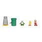 Super Mario Action Figure Playset 2.5-Inch Desert Diorama Set