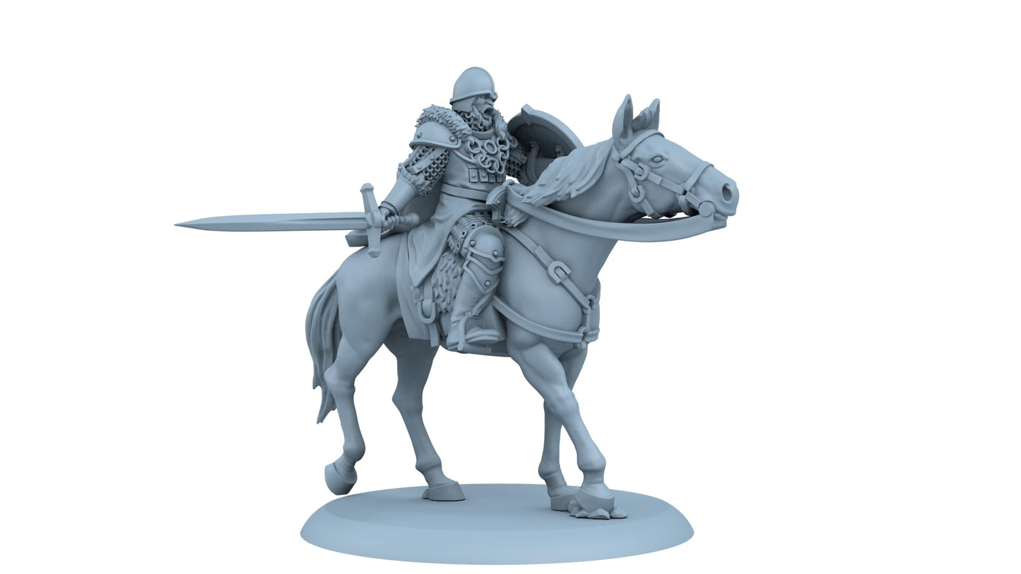 CMON A Song of Ice and Fire Tabletop Miniatures Game Stark Outriders Unit Box - Swift and Lethal Riders of House Stark! Strategy Game for mature-themeds  Ages 14+  2+ Players  45-60 Minute Playtime  Made