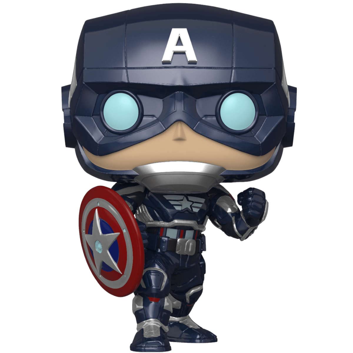 Funko Pop! Marvel: Avengers Game - Captain America (Stark Tech Suit)