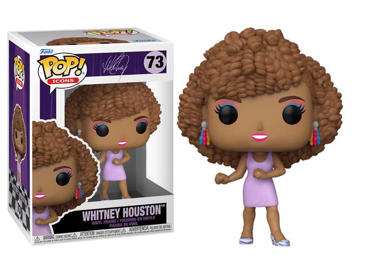 Pop Icons: Whitney [Houston] - I Want To Dance With Somebody Funko Rocks Vinyl Figure (Bundled With Compatible Box Protector Cas