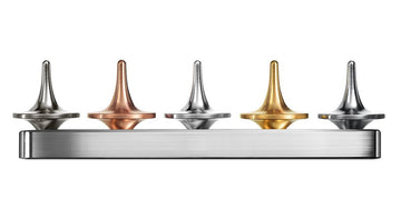 Foreverspin Mini Metal Museum(5 Unique Tops, 1 Dock) - World Famous Spinning Tops