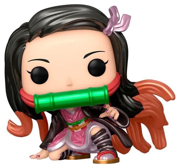 Funko Pop Demon Slayer Nezuko Kamado Metallic Special Edition Exclusive Multicolor