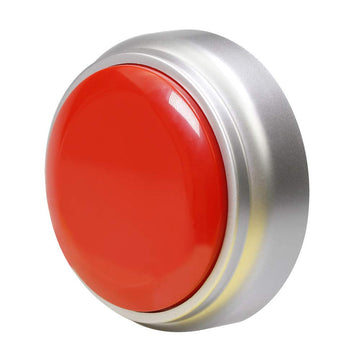 Nesightion Recorder Button 30 Second, Record Sound Button For Gift Toys Education(Red + Silver)