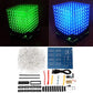Led Cube, Led Cube Lights, 3D Led Cube Light Cube Kit 8X8X8 Cm Led Light Group Cube Diy Kit Luminous Cube For Kids/Teenager Learning Activities