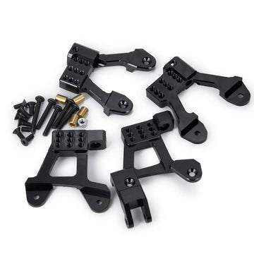 RCLions Aluminum Front&Rear Adjustable Shock Towers,Shock Hoops for Axial SCX10 ii Upgrades 90046/90047 1/10 Scale RC Crawler Ca