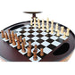 Old Modern Handicrafts 13-Inches Red Globe With Chess Holder - Handcrafted From Wood - An Exotic World Globe For Home & Office Or Any Space -15.0L X 13.0W X 19.0H Inches