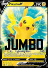 Pokemon Pikachu V Swsh198  Jumbo Size Card  Black Star Promo
