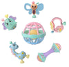 Jbm Enterprise Colorful Cute Pastel Baby Rattle Teether Toy Set  Safe BpaFree NonToxic Soft Sound Animal Shape Toys For Newbo