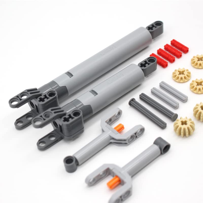 Konhaovf 22Pcs Hydraulic Pump Kit For Technic Parts Compatible With Mainstream Technic Parts, Technic Hydraulic Kit Gear And Axl