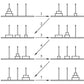 Tanch Hanoi Tower Puzzle All In One Logical Thinking Tower Of Hanoi Brain Teaser Puzzle Stacking Boxes Game Toys For Kids And Adults (8 Rings)