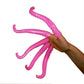 Novelty Giant Www.Noveltygiant.Com 5 Silicone Finger Tentacle Puppets Pink