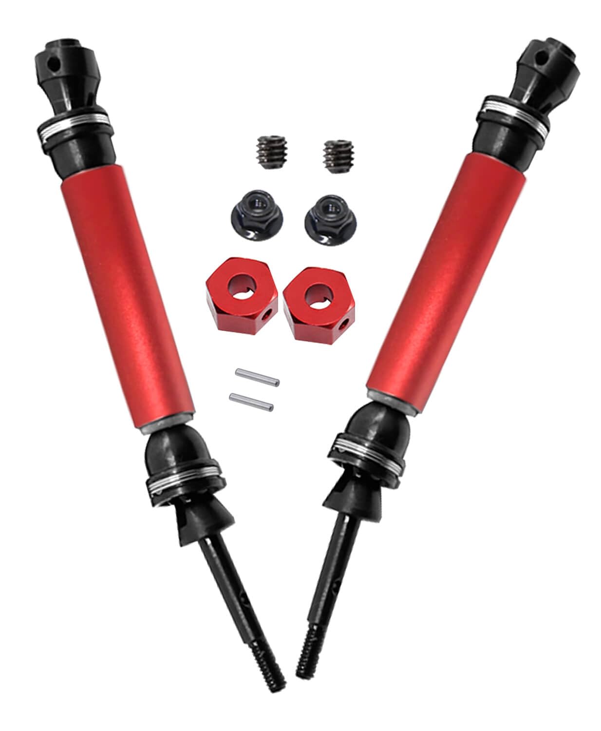 ARRCat Drive Shaft Upgrade Part for 1/10 ECX 2WD,2PCS Rear Drive Shaft CVD Upgrades Part for Ecx 1/10 2WD Ruckus Axe Brutus Circ