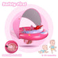 Laycol Baby Pool Float With Upf50+ Sun Protection Canopy & Toy Play Console
